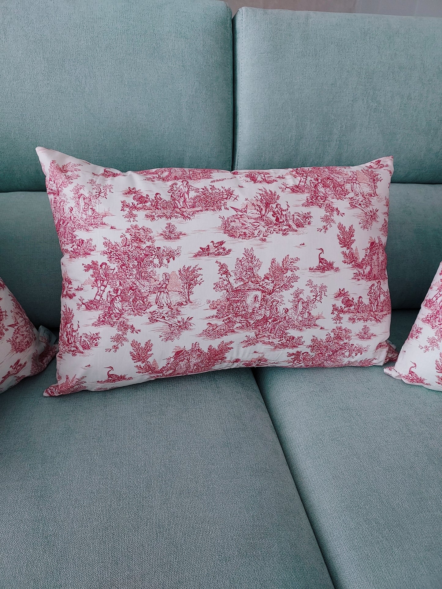 Funda de cojín Toile de Jouy