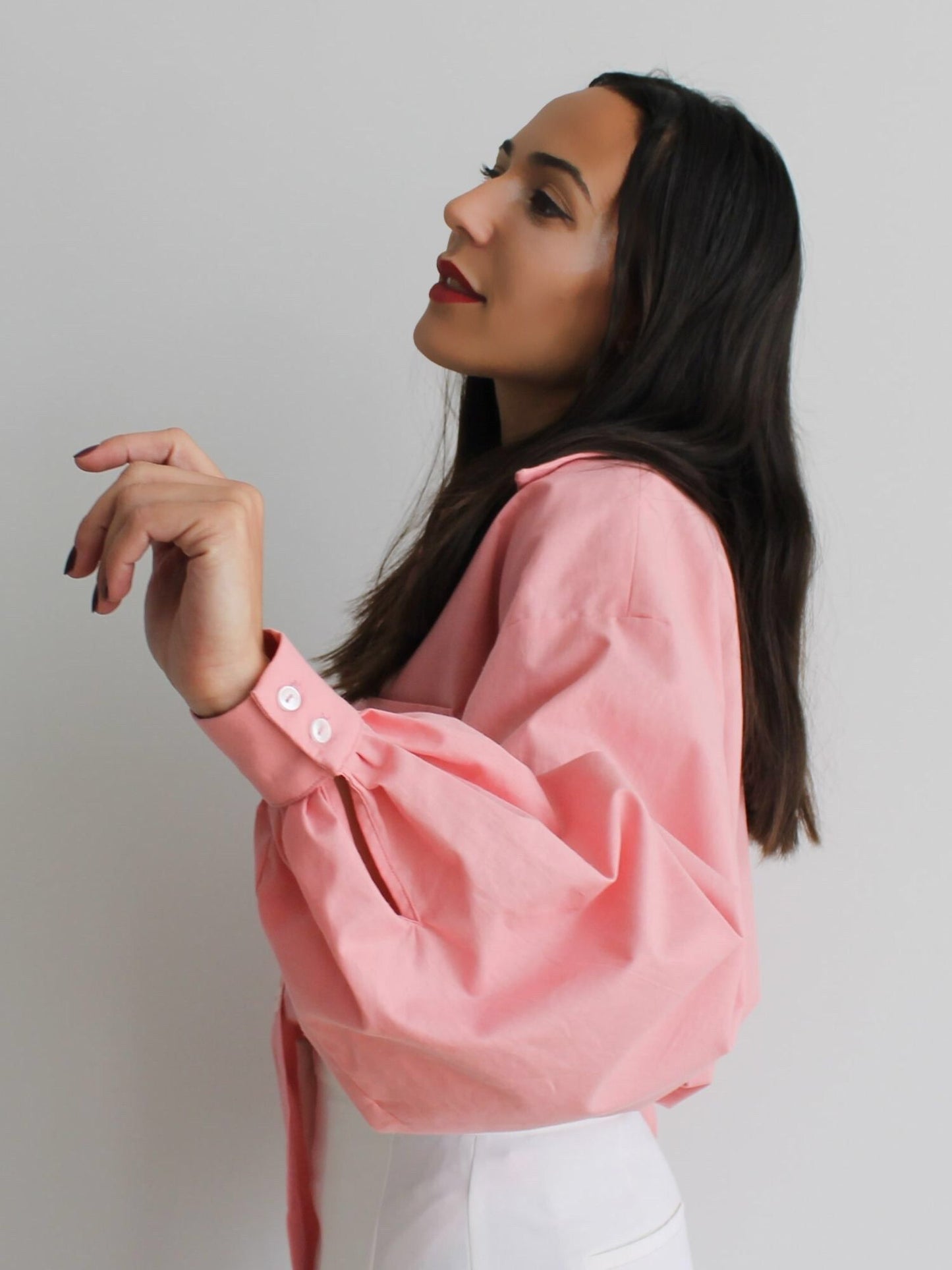 Camisa oversize - Rosa