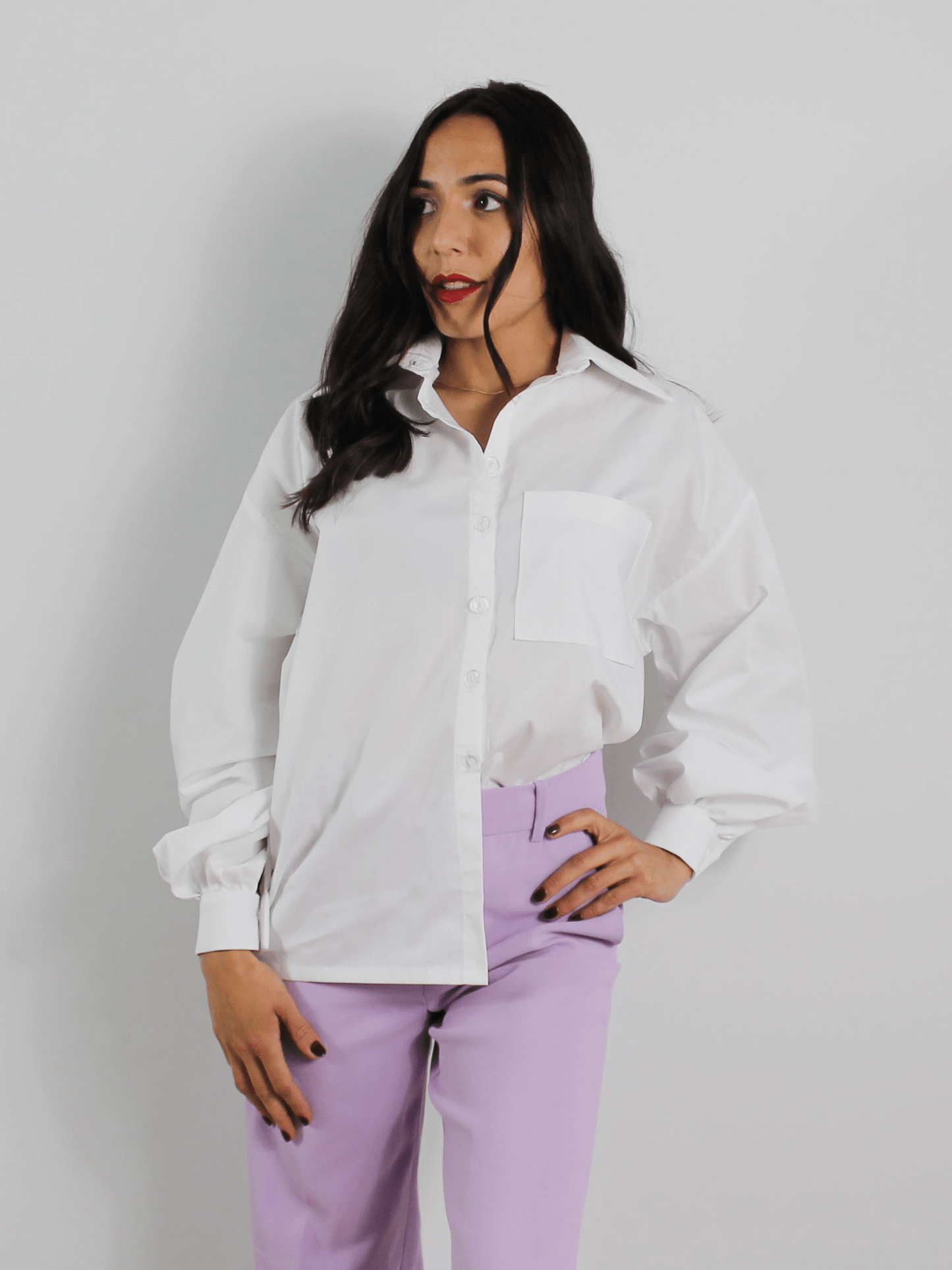 Camisa oversize - Blanca